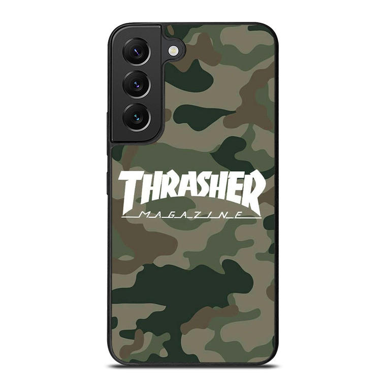 THRASHER SKATEBOARD MAGAZINE CAMO Samsung Galaxy S22 Plus Case Cover