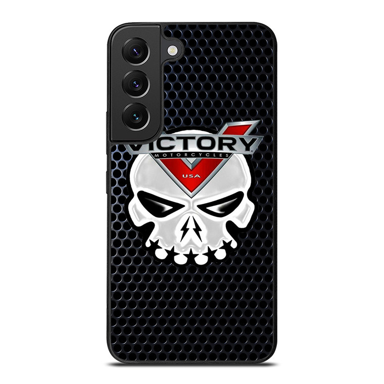 VICTORY MOTORCYCLE SKULL LOGO Samsung Galaxy S22 Plus Case Cover