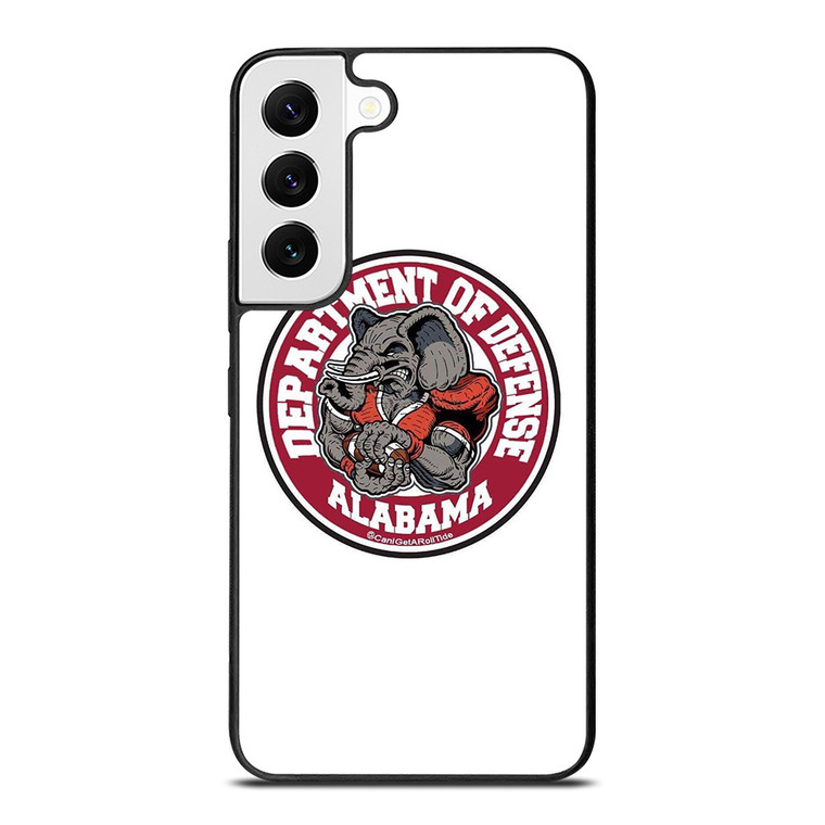 ALABAMA CRIMSON TIDE BAMA LOGO DEFENCE DEPARTMENT Samsung Galaxy S22 Case Cover