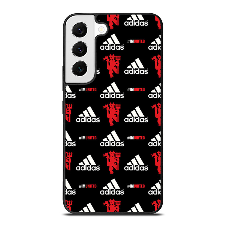 MANCHESTER UNITED ADIDAS PATTERN Samsung Galaxy S22 Case Cover
