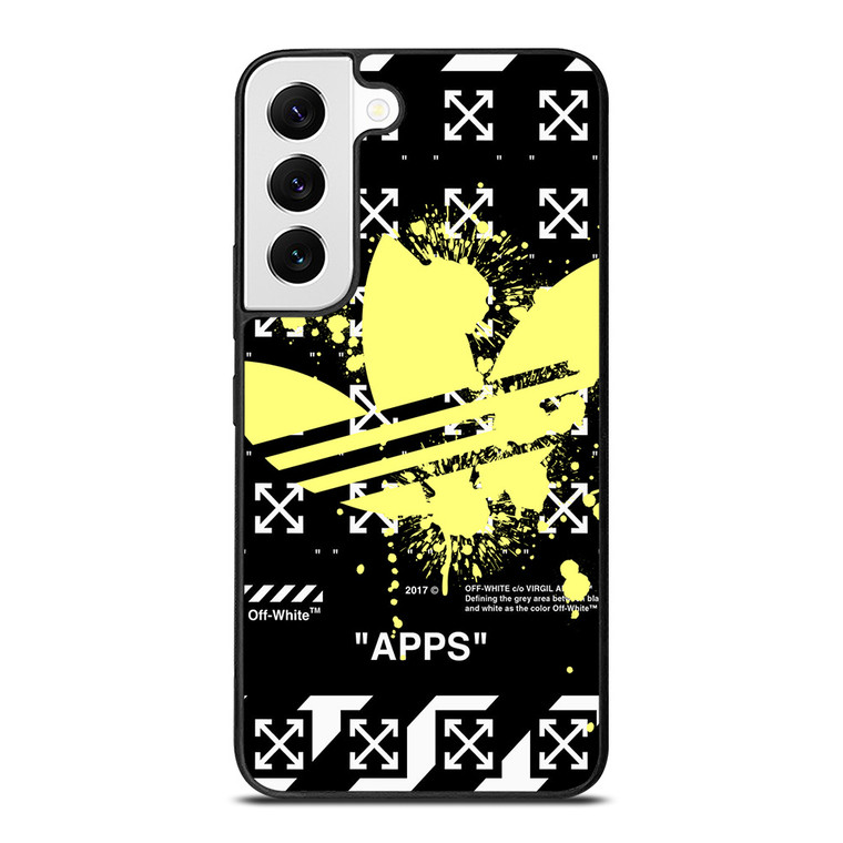 OFF WHITE X ADIDAS YELLOW Samsung Galaxy S22 Case Cover