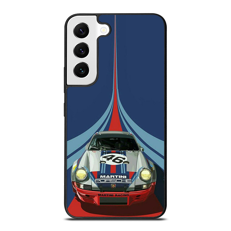 PORSCHE MARTINI RACING CAR LOGO 46 Samsung Galaxy S22 Case Cover