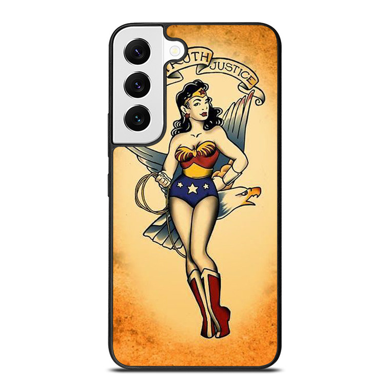 SAILOR JERRY TATTOO WONDER WOMAN Samsung Galaxy S22 Case Cover