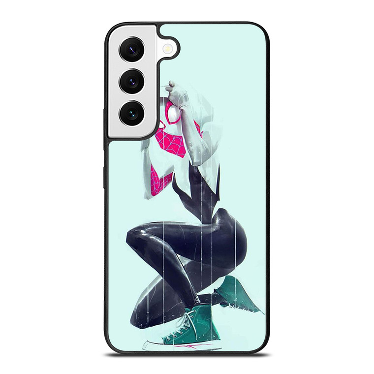 SPIDER VERSE SPIDER GWEN SPIDER WOMAN Samsung Galaxy S22 Case Cover