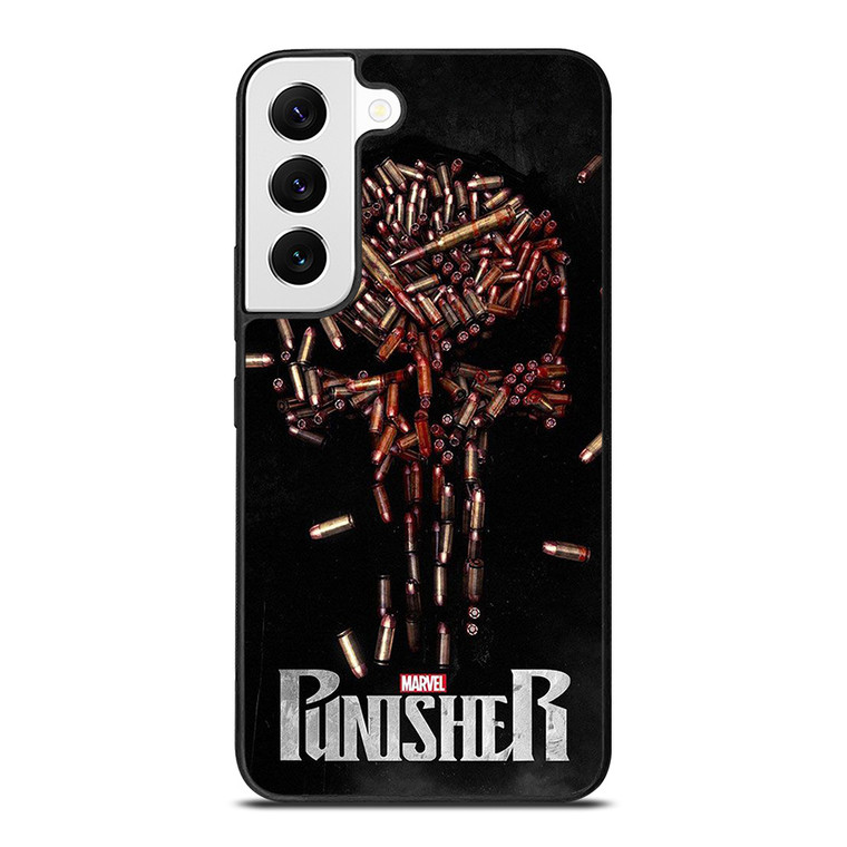 THE PUNISHER SKULL BULLET LOGO FRANK CASTLE MARVEL Samsung Galaxy S22 Case Cover