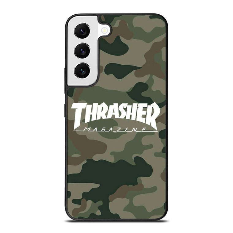 THRASHER SKATEBOARD MAGAZINE CAMO Samsung Galaxy S22 Case Cover