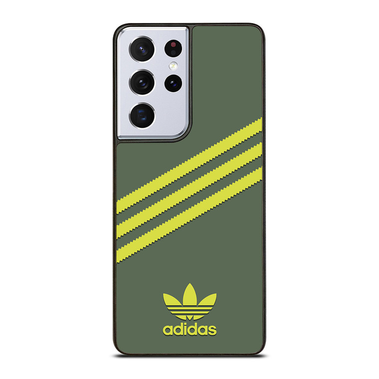 ADIDAS ORIGINALS STRIPES GREEN YELLOW Samsung Galaxy S21 Ultra Case Cover