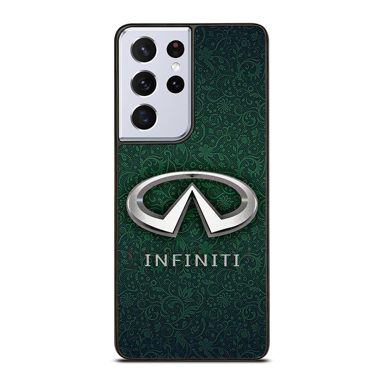 INFINITI CAR LOGO GREEN PATTERN Samsung Galaxy S21 Ultra Case Cover