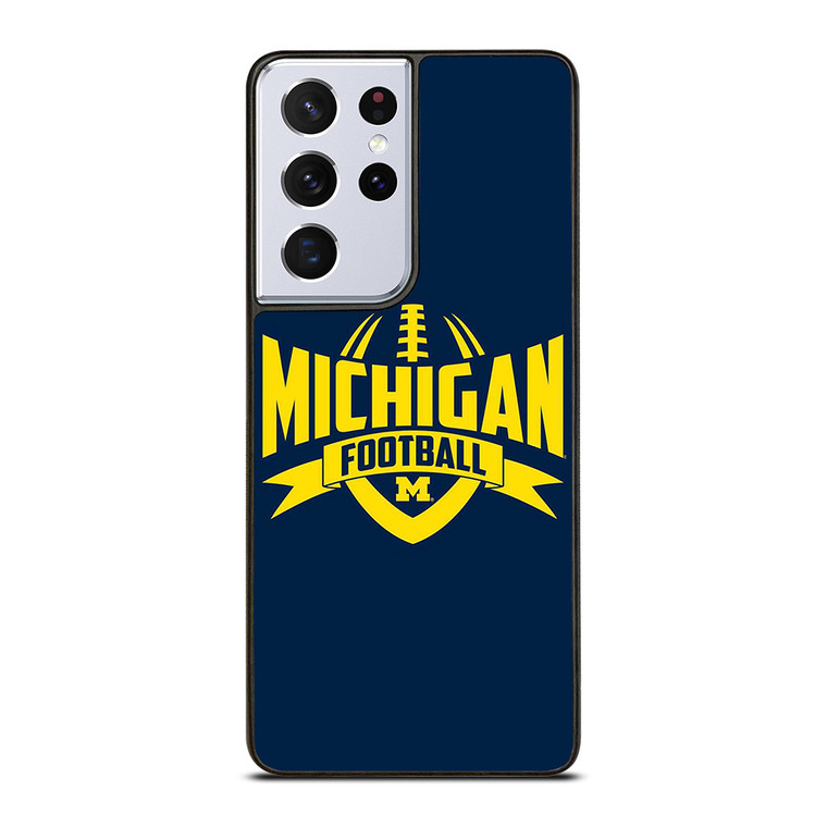 MICHIGAN WOLVERINES LOGO COLLEGE FOOTBALL TEAM Samsung Galaxy S21 Ultra Case Cover