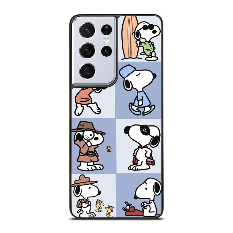 SNOOPY THE PEANUTS CHARLIE BROWN CARTOON Samsung Galaxy S21 Ultra Case Cover