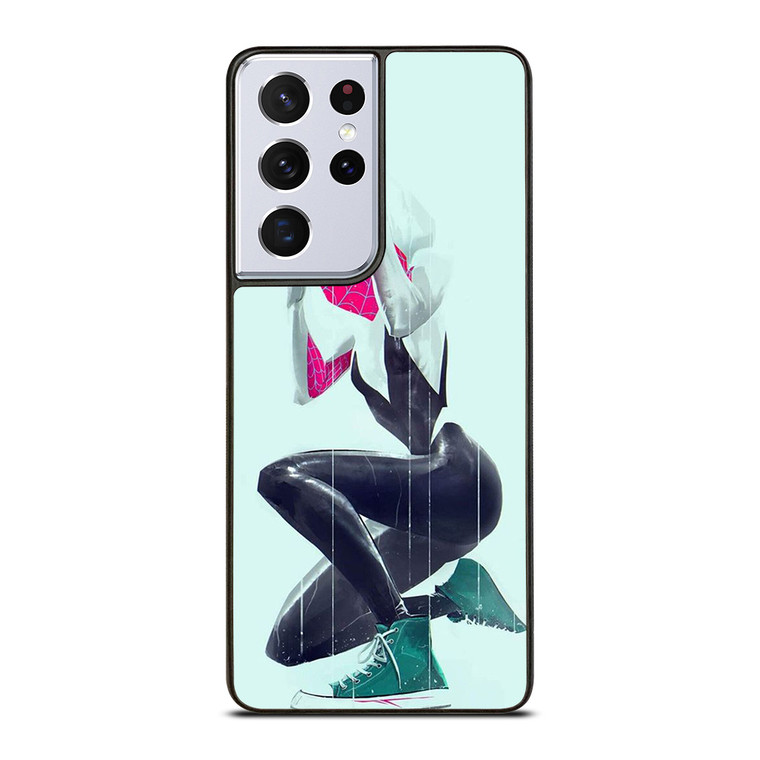 SPIDER VERSE SPIDER GWEN SPIDER WOMAN Samsung Galaxy S21 Ultra Case Cover