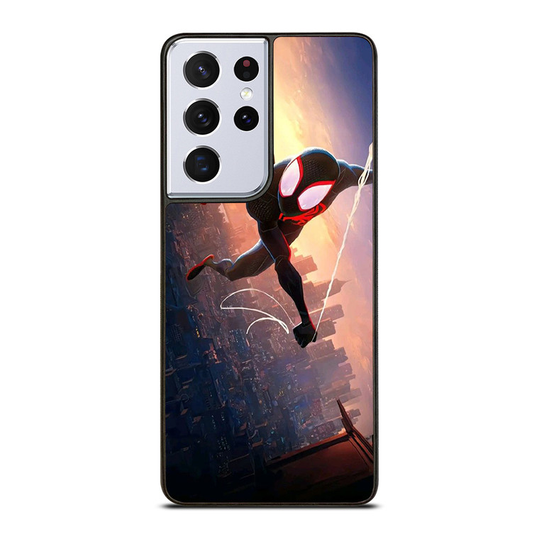 SPIDERMAN MILES MORALES ACROSS SPIDER-VERSE SWING Samsung Galaxy S21 Ultra Case Cover
