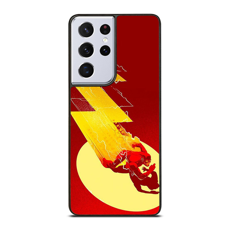 THE FLASH LOGO ART CARTOON Samsung Galaxy S21 Ultra Case Cover