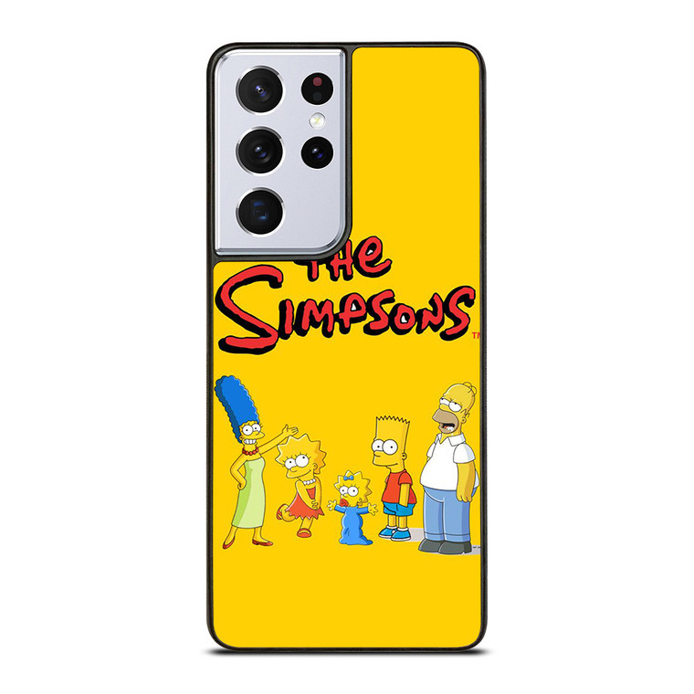THE SIMPSONS FAMILY CARTOON Samsung Galaxy S21 Ultra Case Cover