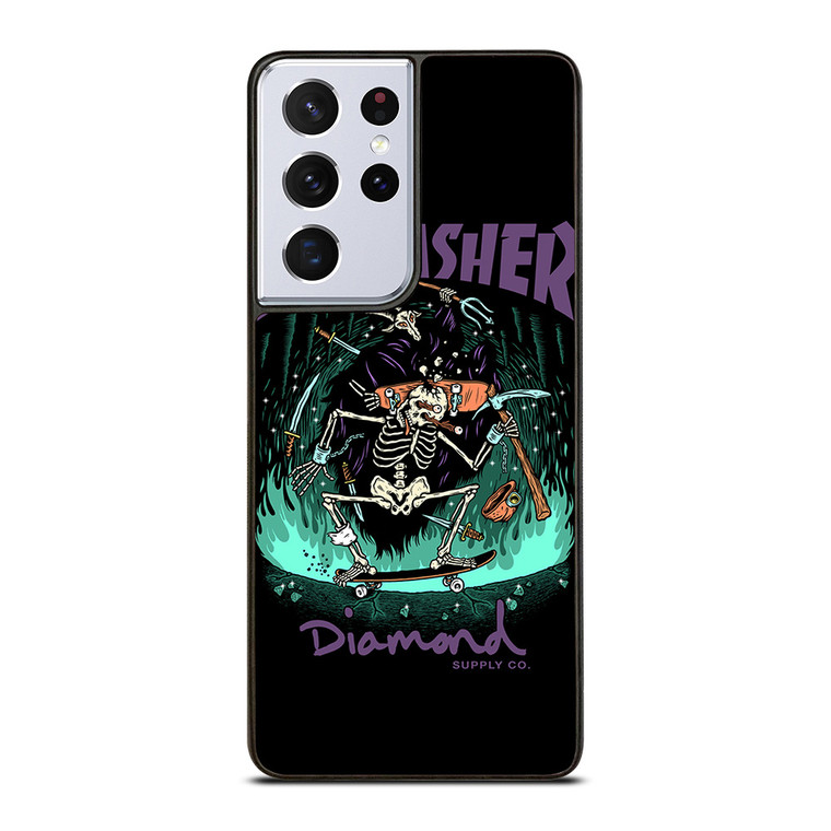 THRASHER DIAMOND SUPPLY CO Samsung Galaxy S21 Ultra Case Cover