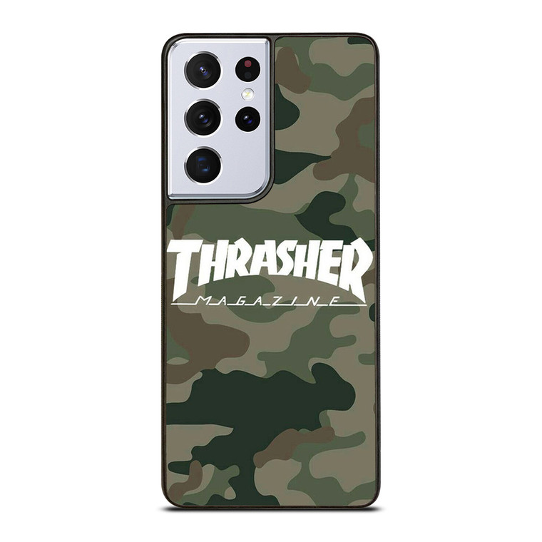 THRASHER SKATEBOARD MAGAZINE CAMO Samsung Galaxy S21 Ultra Case Cover