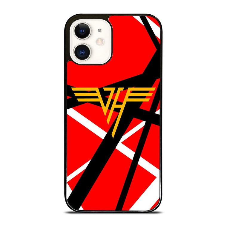 VAN HALLEN RED ABSTRACT LOGO iPhone 12 Case Cover