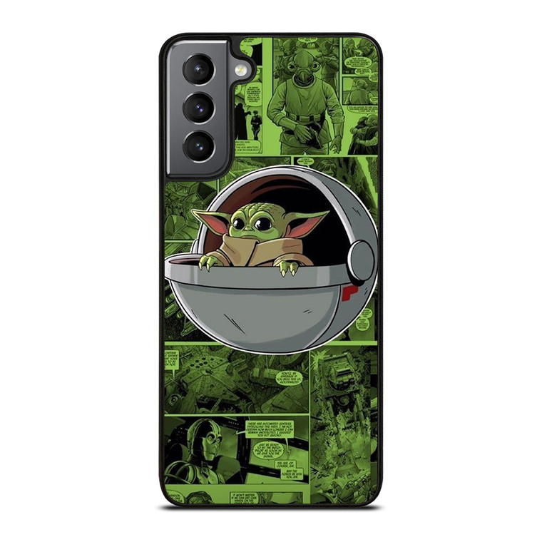 BABY YODA STAR WARS COMICS Samsung Galaxy S21 Plus Case Cover