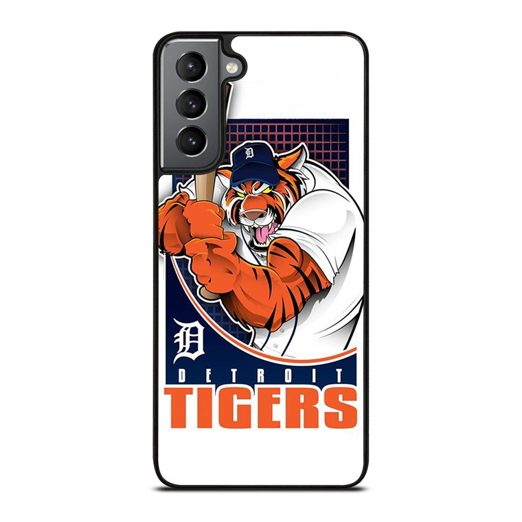 DETORIT TIGERS CLUB LOGO BASEBALL TEAM MLB ICON Samsung Galaxy S21 Plus Case Cover