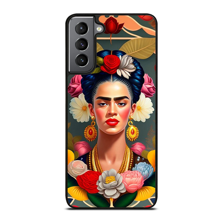 FRIDA KAHLO PAINTING FACE Samsung Galaxy S21 Plus Case Cover
