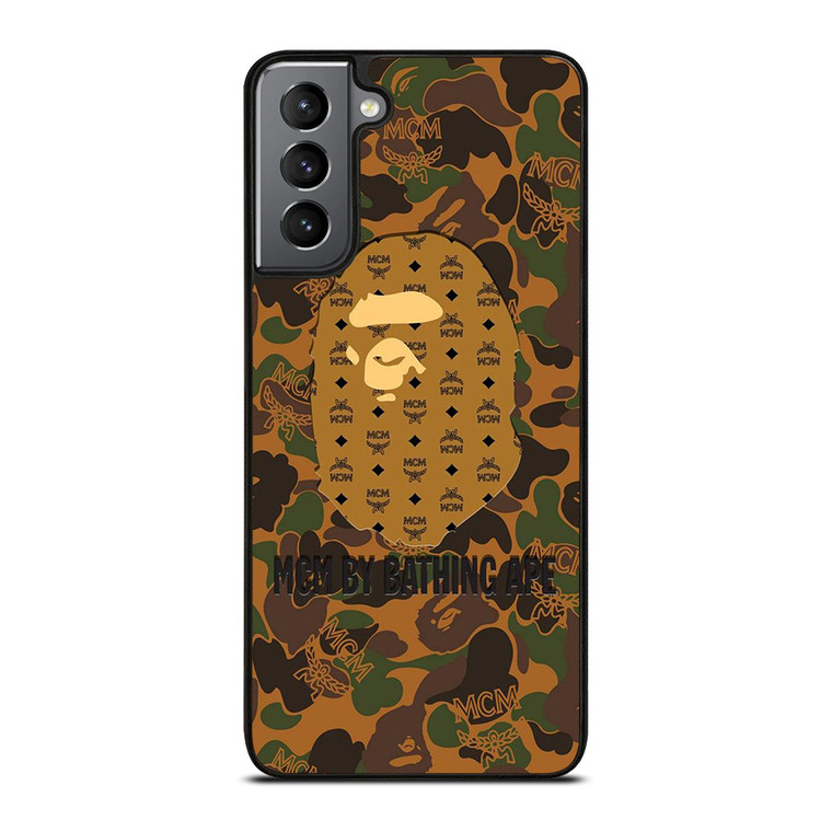 MCM BY BATHING APE CAMO Samsung Galaxy S21 Plus Case Cover