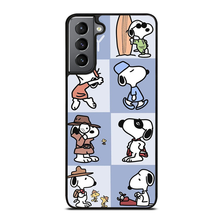 SNOOPY THE PEANUTS CHARLIE BROWN CARTOON Samsung Galaxy S21 Plus Case Cover