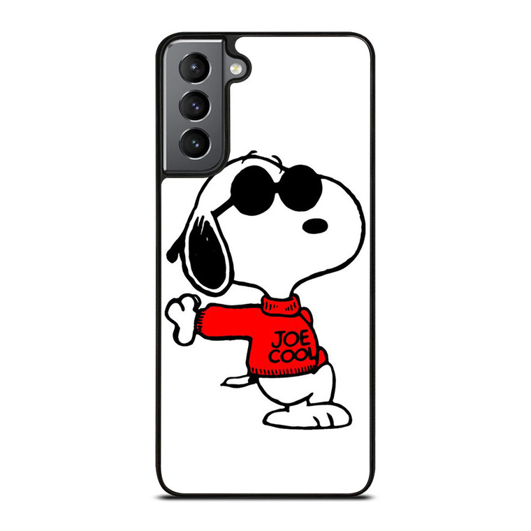 SNOOPY THE PEANUTS CHARLIE BROWN JOE COOL Samsung Galaxy S21 Plus Case Cover