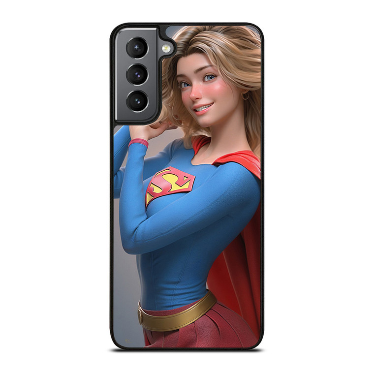 SUPERGIRL BEAUTIFUL DC SUPERHERO Samsung Galaxy S21 Plus Case Cover