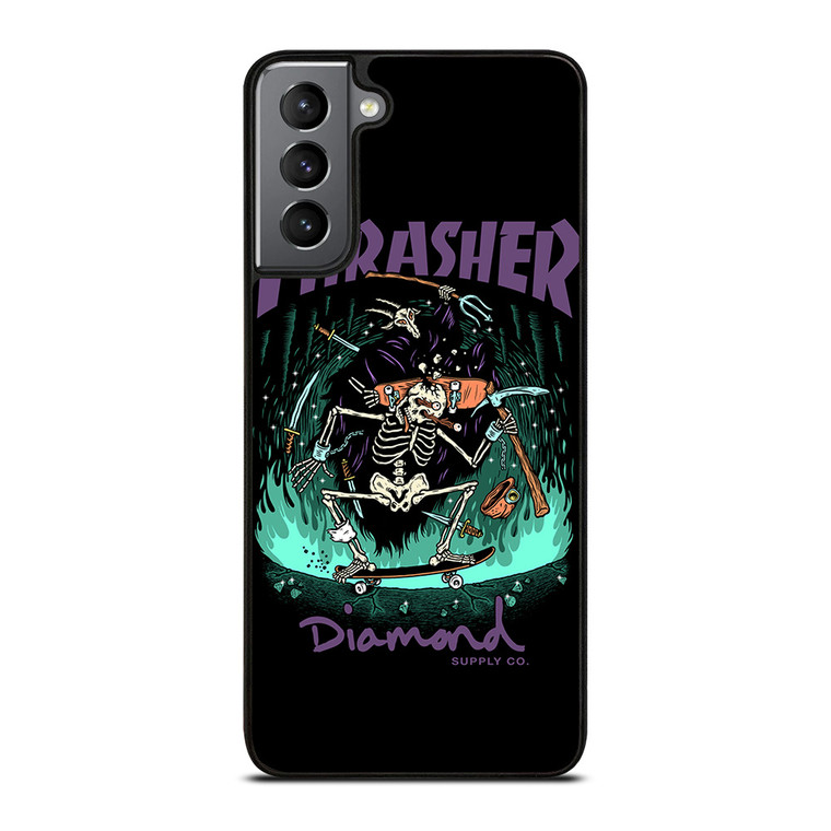 THRASHER DIAMOND SUPPLY CO Samsung Galaxy S21 Plus Case Cover
