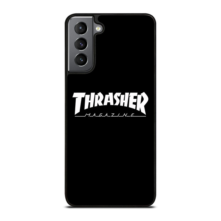 THRASHER SKATEBOARD MAGAZINE BLACK Samsung Galaxy S21 Plus Case Cover