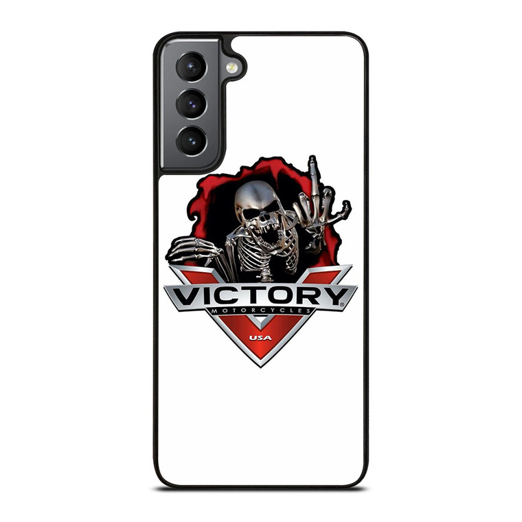 VICTORY MOTORCYCLE SKULL USA LOGO Samsung Galaxy S21 Plus Case Cover