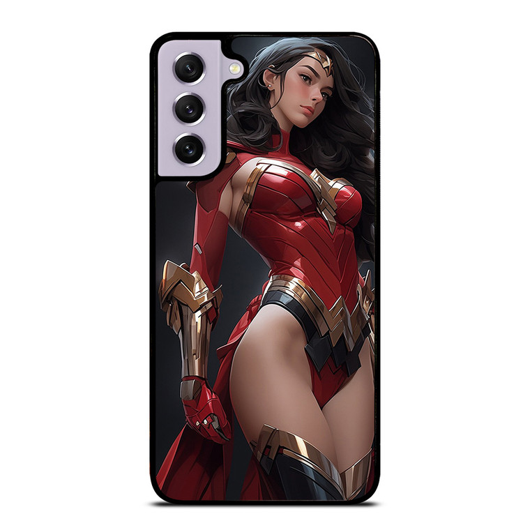 BEAUTIFUL SUPERHERO WONDER WOMAN DC COMIC Samsung Galaxy S21 FE Case Cover