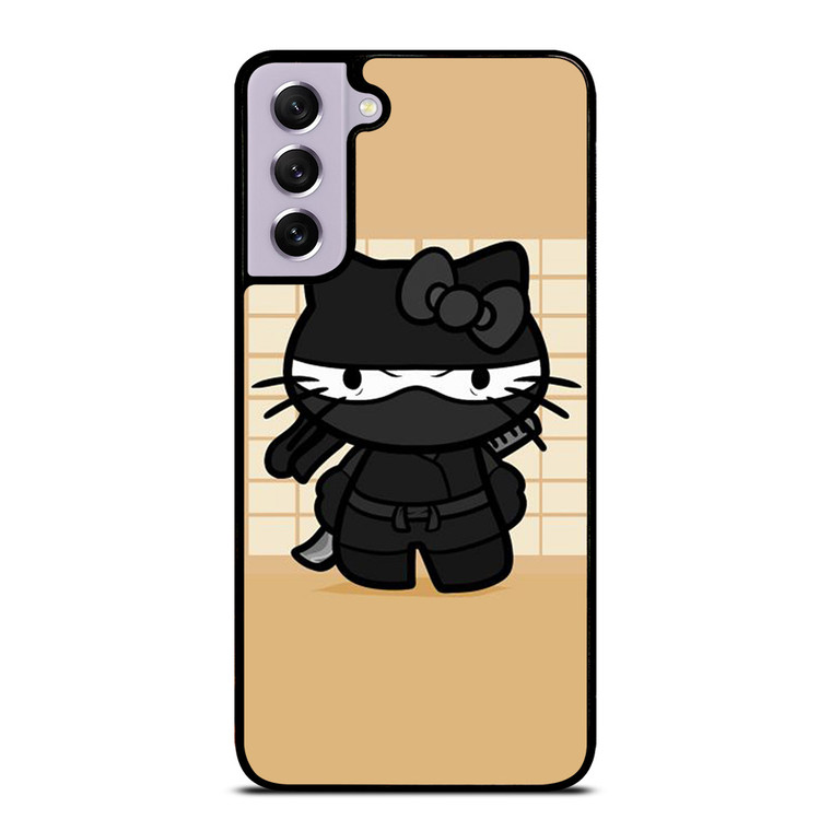 BLACK NINJA HELLO KITTY NINJA Samsung Galaxy S21 FE Case Cover