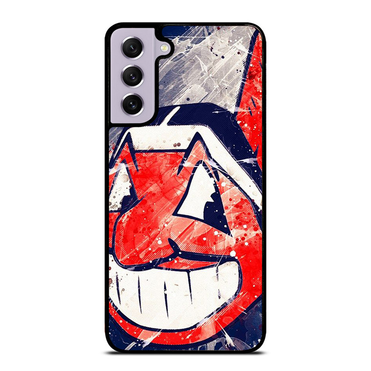 CLEVELAND INDIANS LOGO BASEBALL TEAM MLB ICON Samsung Galaxy S21 FE Case Cover