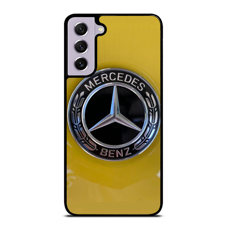 MERCEDES BENZ CAR LOGO YELLOW ICON Samsung Galaxy S21 FE Case Cover