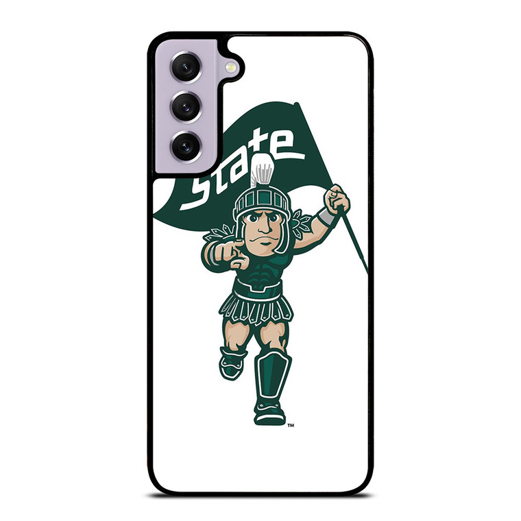 MICHIGAN STATE SPARTANS LOGO FOOTBALL MASCOT Samsung Galaxy S21 FE Case Cover