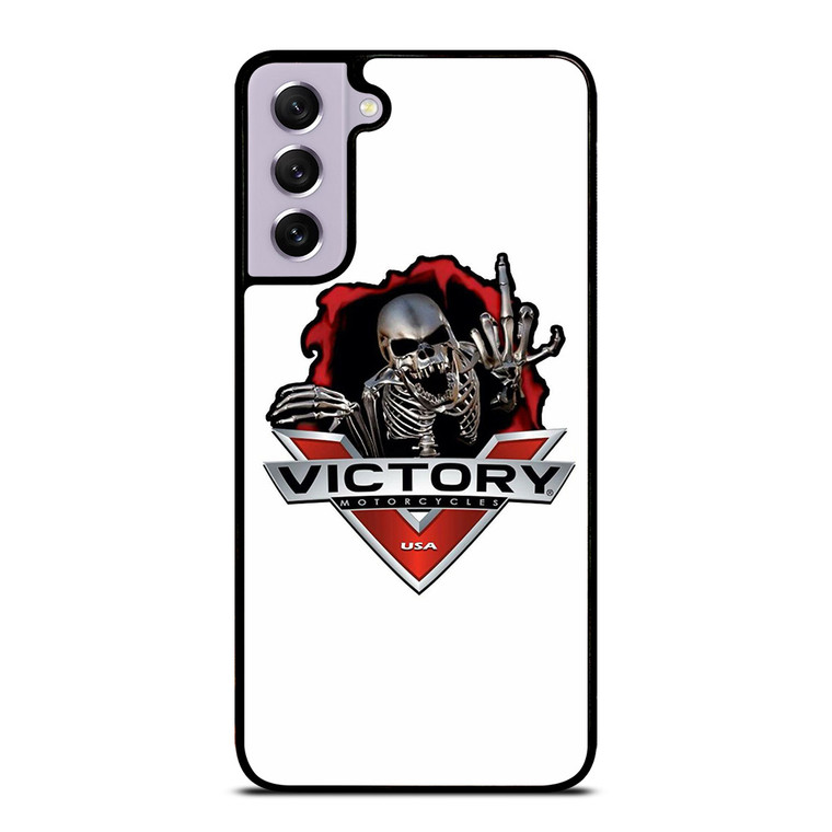 VICTORY MOTORCYCLE SKULL USA LOGO Samsung Galaxy S21 FE Case Cover