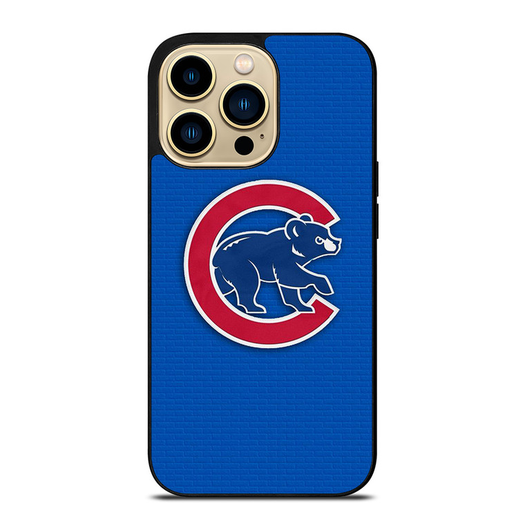 CHICAGO CUBS BASEBALL TEAM ICON LOGO iPhone 14 Pro Max Case Cover