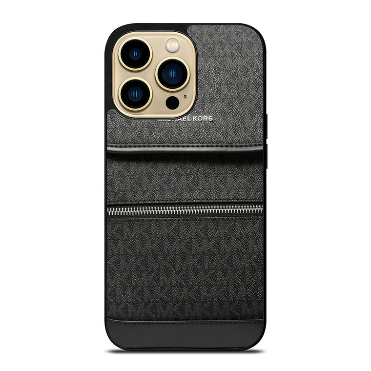 MICHAEL KORS MK LOGO BACKPACK BLACK BAG iPhone 14 Pro Max Case Cover