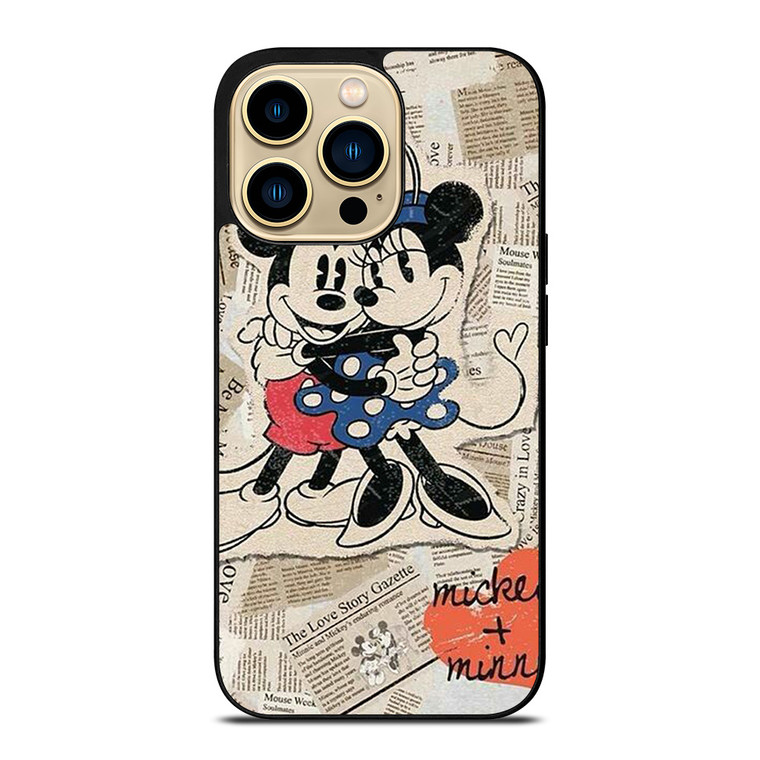 MICKEY MINNIE MOUSE RETRO DISNEY iPhone 14 Pro Max Case Cover