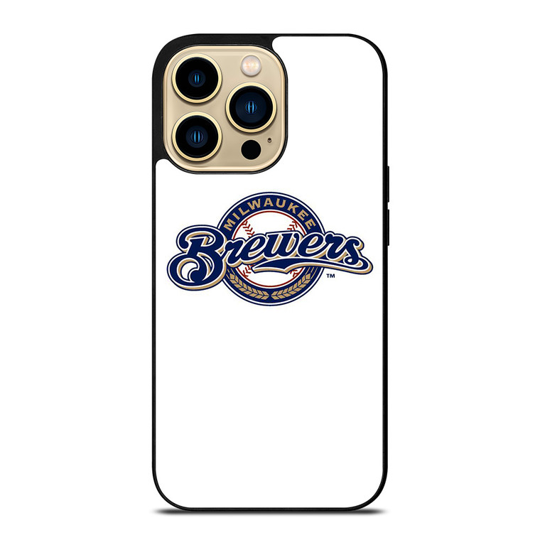 MILWAUKEE BREWERS LOGO BASEBALL TEAM ICON iPhone 14 Pro Max Case Cover