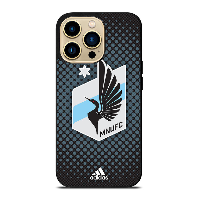 MINNESOTA UNITED FC SOCCER MLS ADIDAS iPhone 14 Pro Max Case Cover