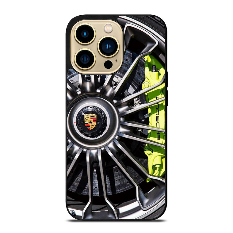 PORSCHE CAR ICON WHEEL LOGO iPhone 14 Pro Max Case Cover