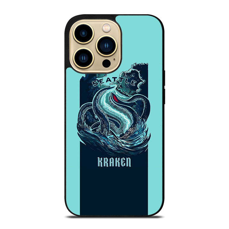 SEATTLE KRAKEN LOGO HOCKEY ICON iPhone 14 Pro Max Case Cover