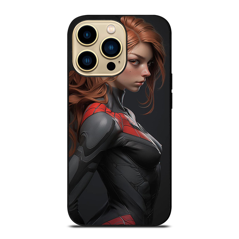 SEXY CARTOON SPIDER GIRL MARVEL COMICS iPhone 14 Pro Max Case Cover