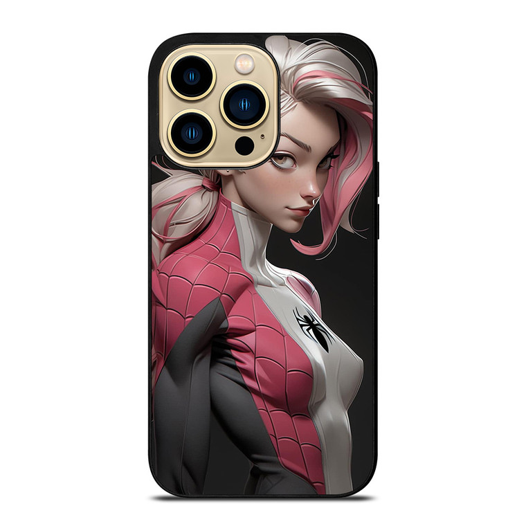 SEXY SPIDER GIRL MARVEL COMICS CARTOON iPhone 14 Pro Max Case Cover