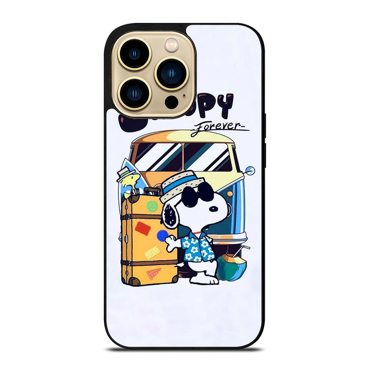 SNOOPY THE PEANUTS CHARLIE BROWN CARTOON FOREVER iPhone 14 Pro Max Case Cover