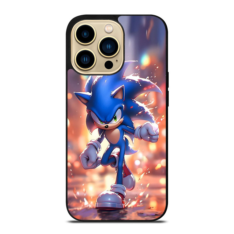 SONIC THE HEDGEHOG ANIMATION RUNNING iPhone 14 Pro Max Case Cover