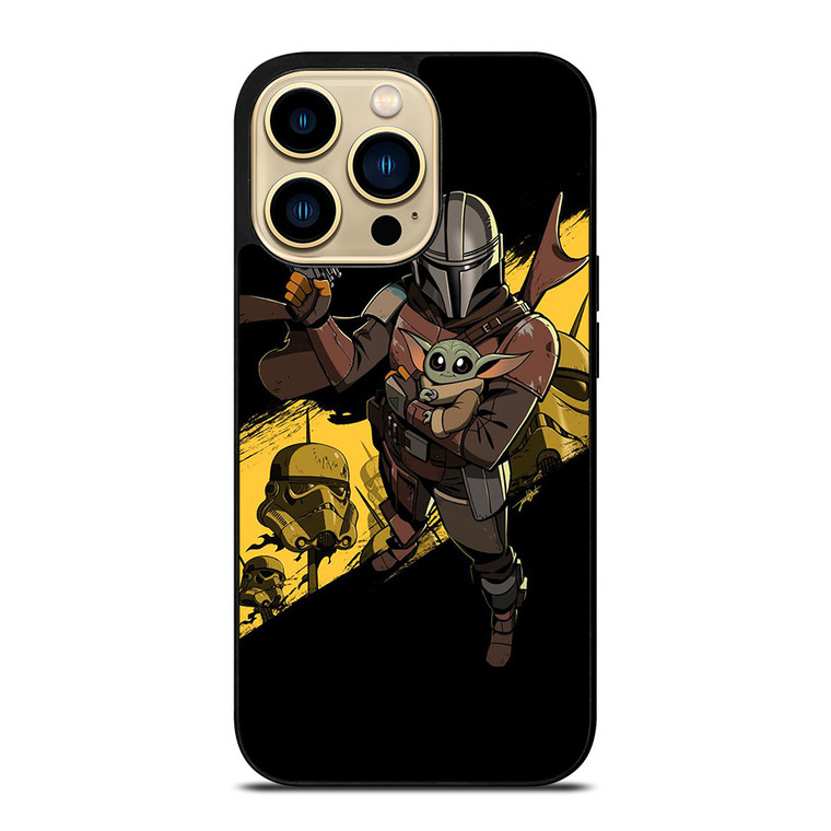 THE MANDALORIAN BABY YODA STAR WARS iPhone 14 Pro Max Case Cover