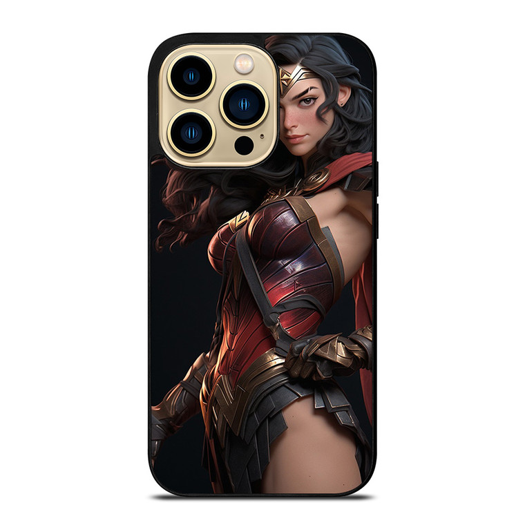 WONDER WOMAN DC COMIC BEAUTIFUL SUPERHERO iPhone 14 Pro Max Case Cover